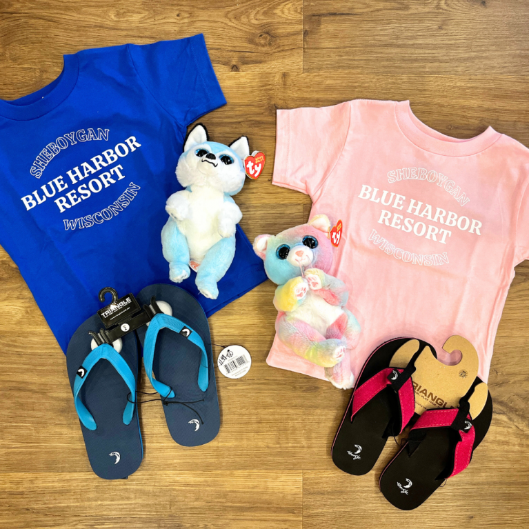 KIDS BLUE HARBOR WEAR AND MATCHING GIFT ANIMALS