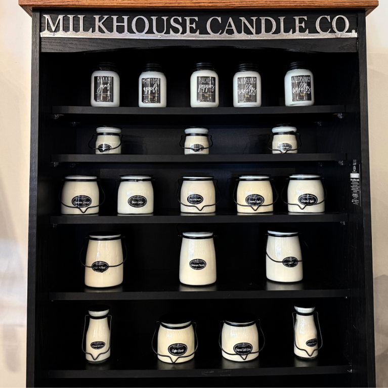 MILKHOUSE CANDLES AT SHORELINE BOUTIQUE IN BLUE HARBOR RESORT