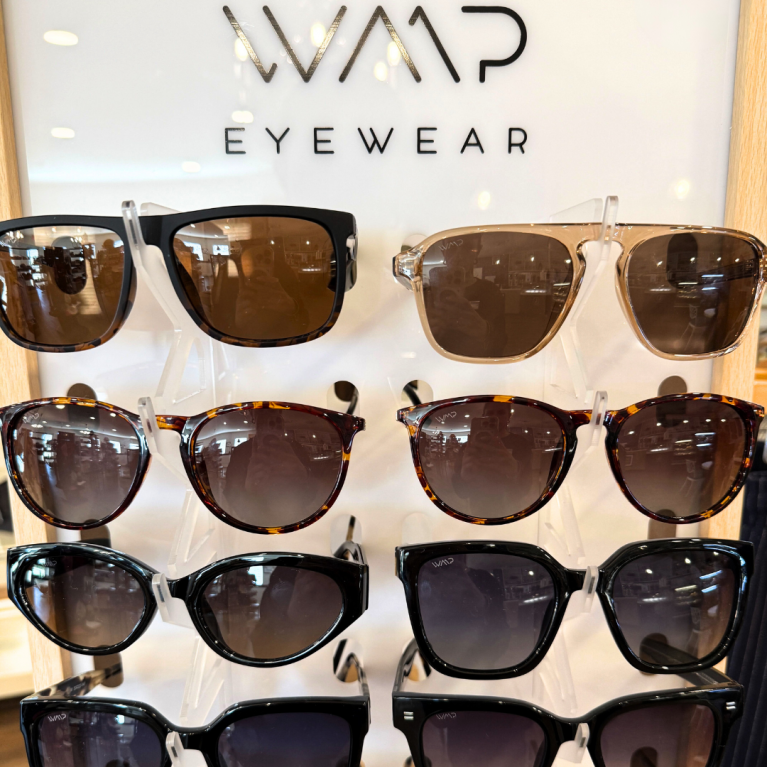 WAAP SUNGLASSES AT SHORELINE BOUTIQUE IN BLUE HARBOR RESORT