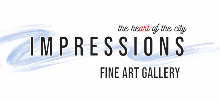 IMPRESSIONS FINE ART GALLERY LOGO WEBSITE HEADER