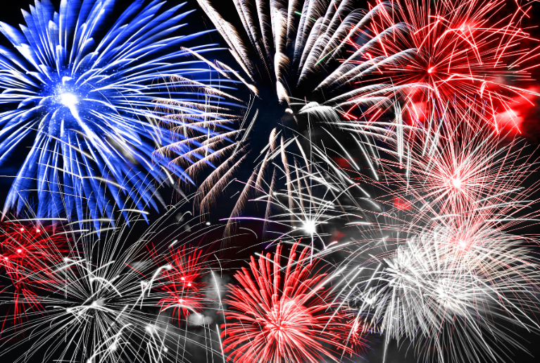 4TH OF JULY FIREWORKS IN SHEBOYGAN WI NEAR BLUE HARBOR RESORT