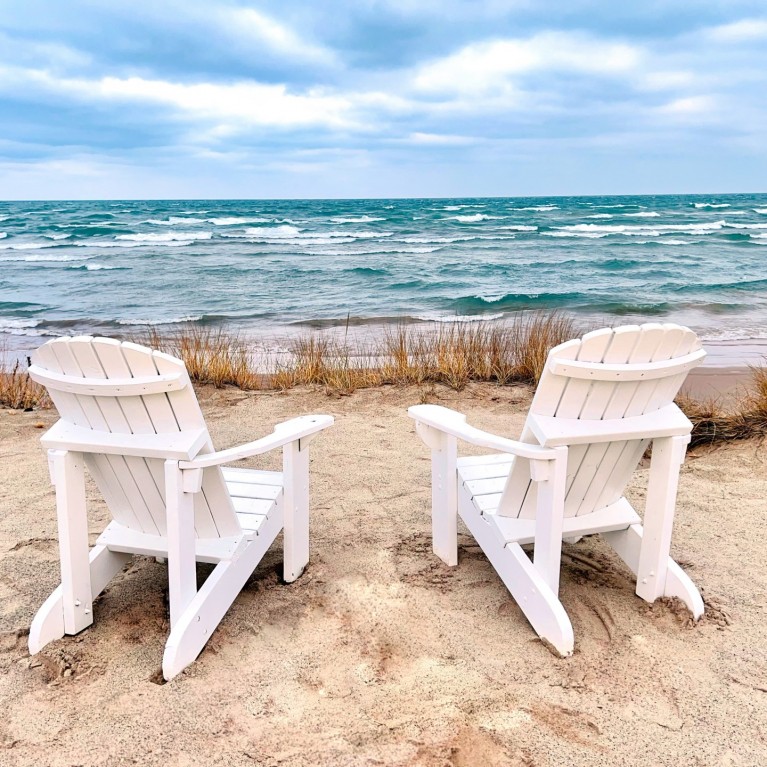 Chair on beach Edit