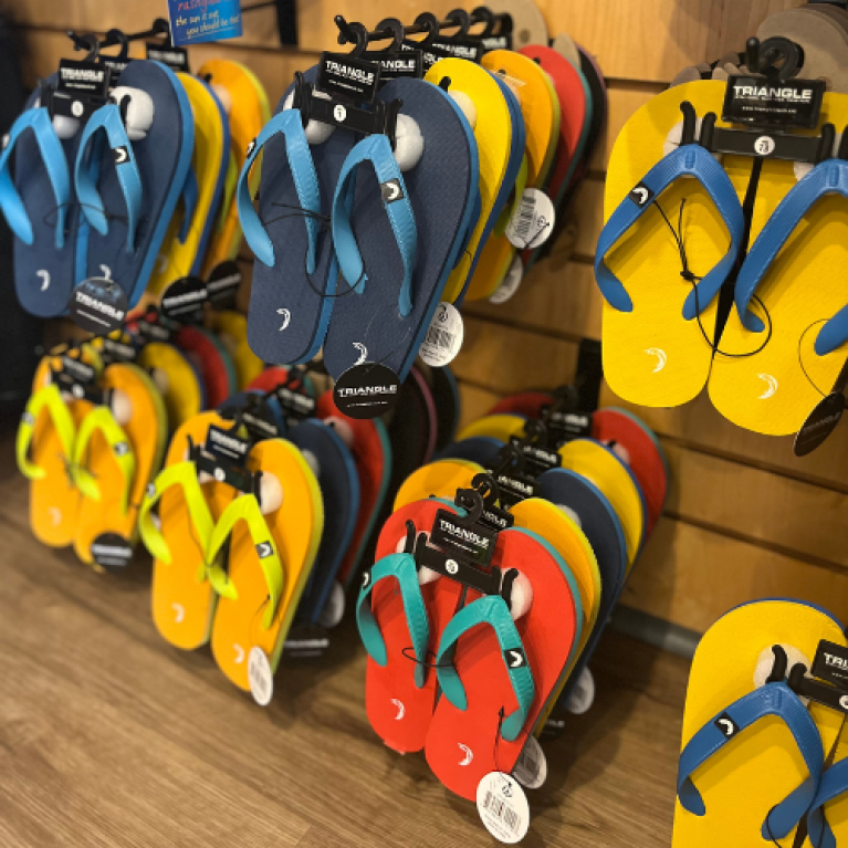 FLIP FLOPS AT THE BOUTIQUE