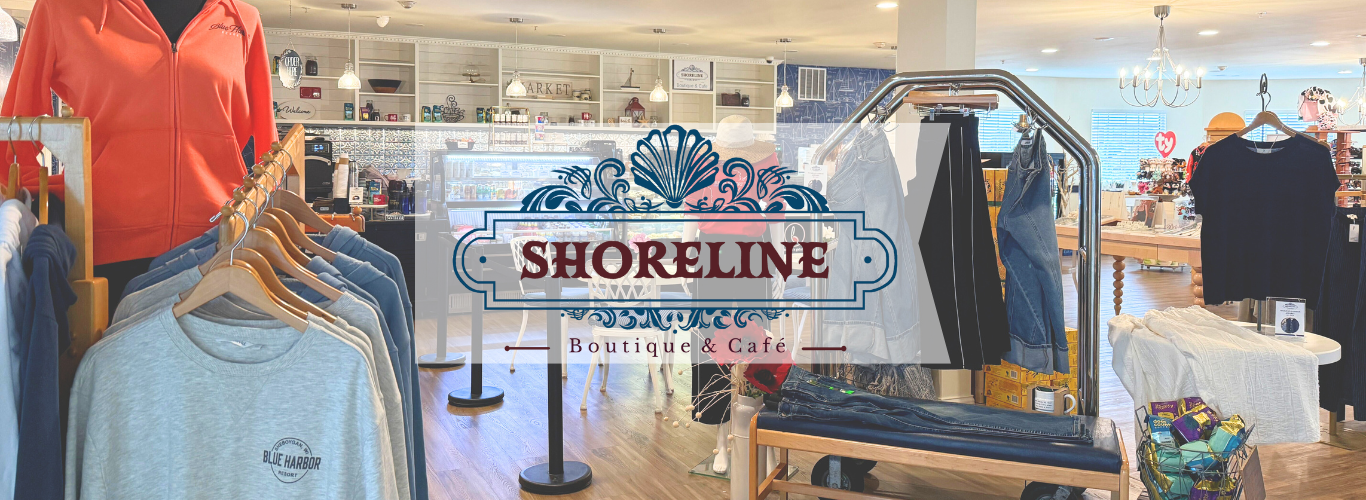 SHORELINE BOUTIQUE AND CAFE WEBSITE HEADER IMAGE