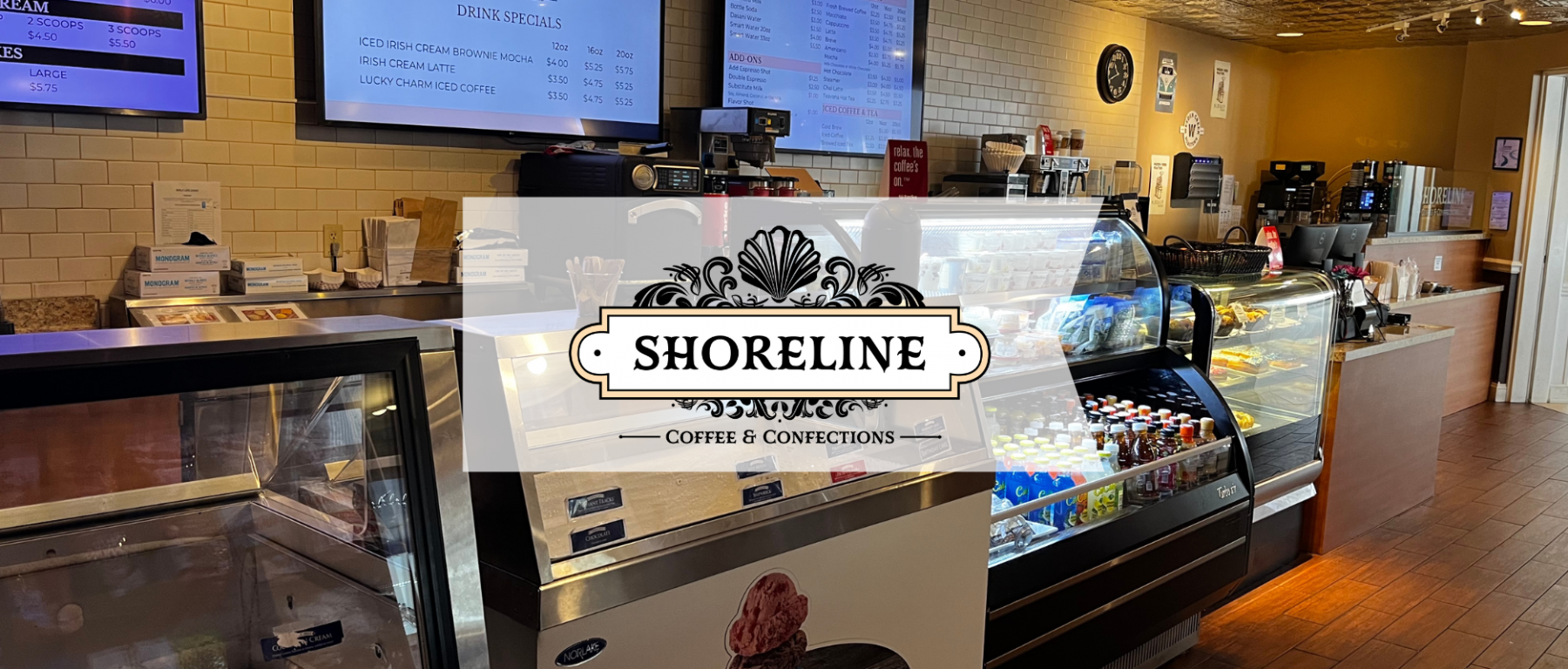 SHORELINE CAFE WEBSITE HEADER
