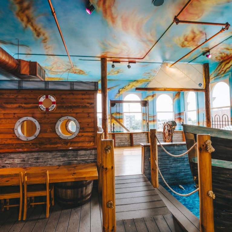 ABOVE BEYOND CHILDRENS MUSEUM BOAT