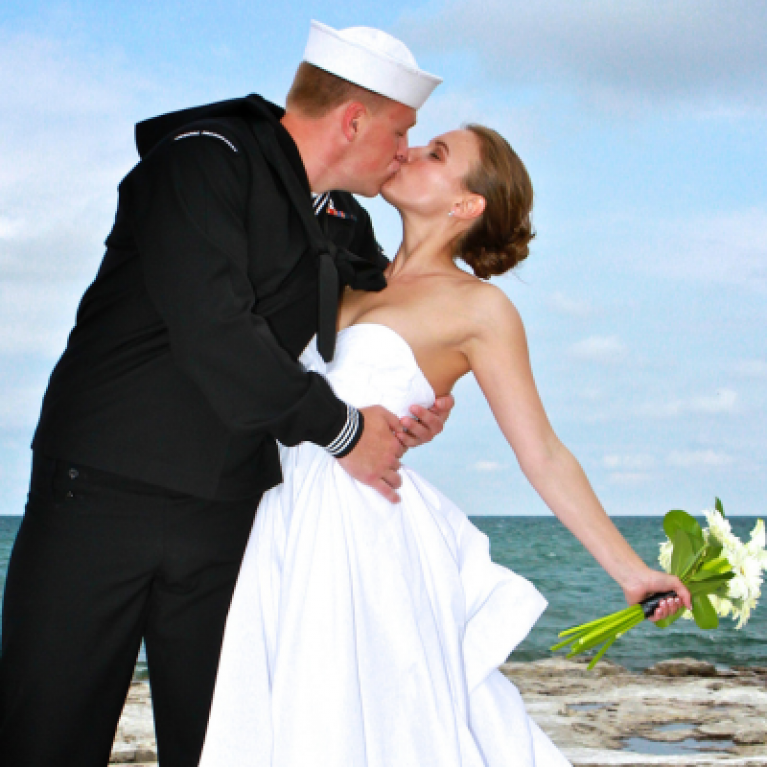 BEACH WEDDING AT BLUE HARBOR RESORT WEDDING