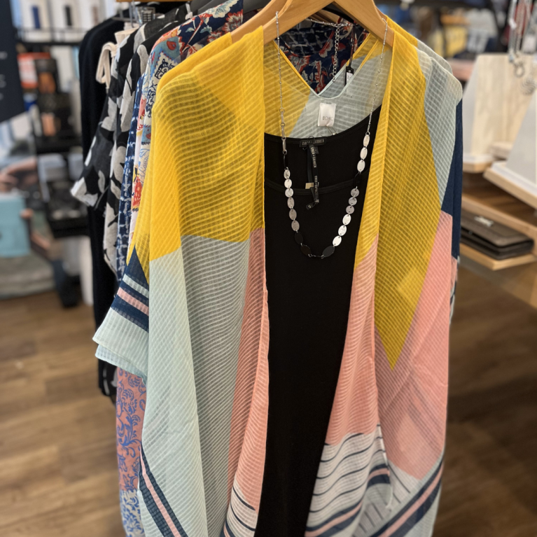 COLORFUL OVERPIECE WOMENS SUMMER FASHION APPAREL AT THE BOUTIQUE