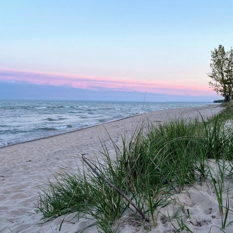DUNES AND BEACH AT KOHLER ANDRAE STATE PARK