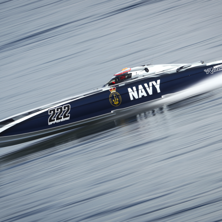 Mercury Racing Midwest Challenge Powerboat In Action