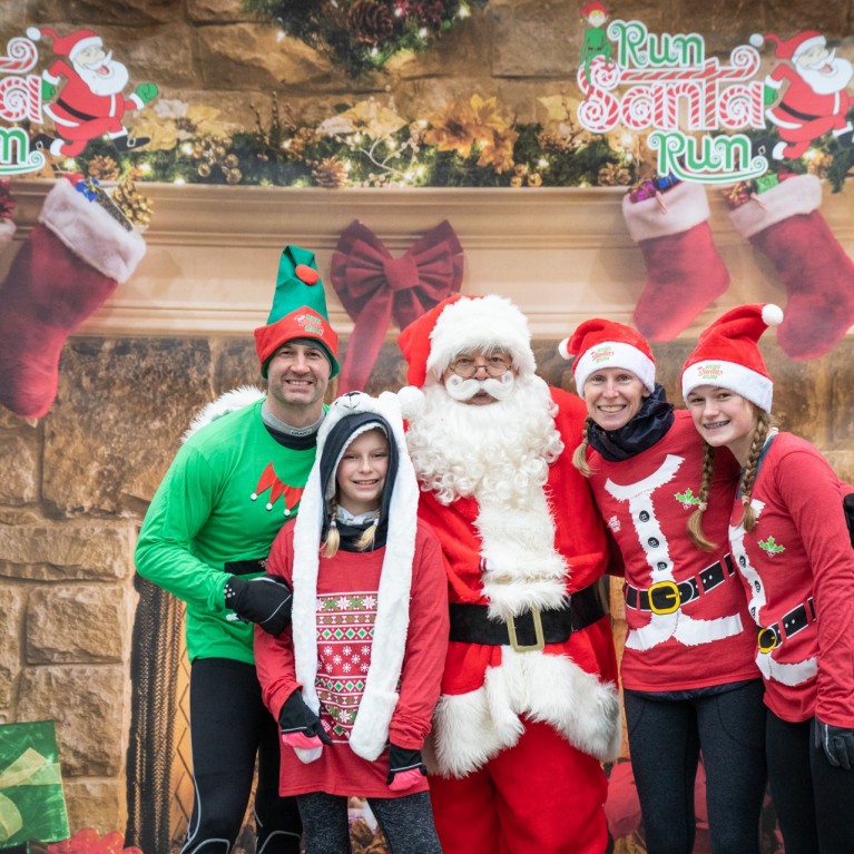 RUN SANTA RUN WITH LOGO