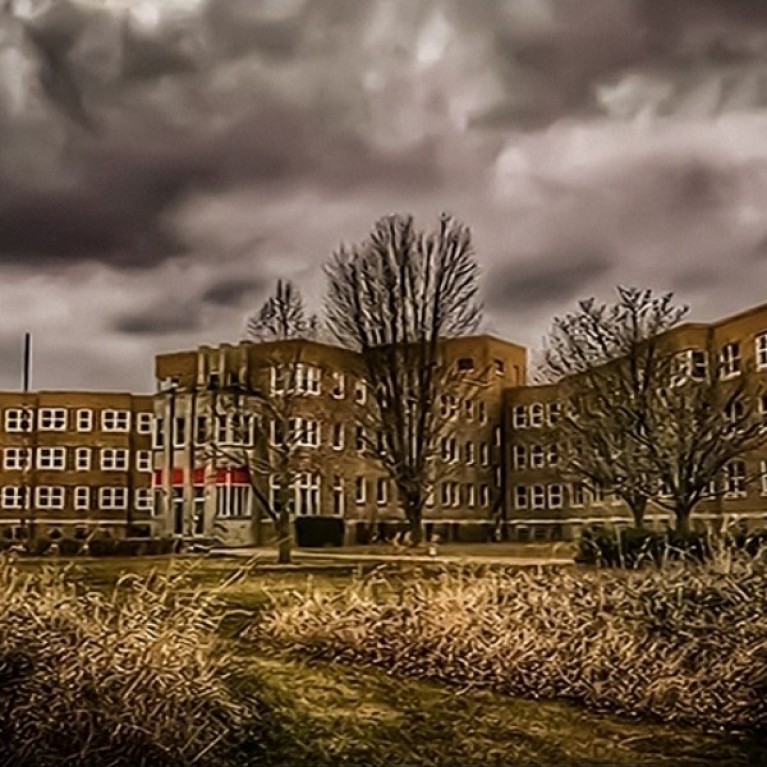 SHEBOYGAN ASYLUM BUILDING MOODY