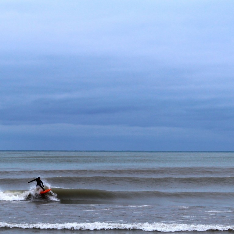 SURFER ON LAKE MICHIGAN Em von der Ruhr