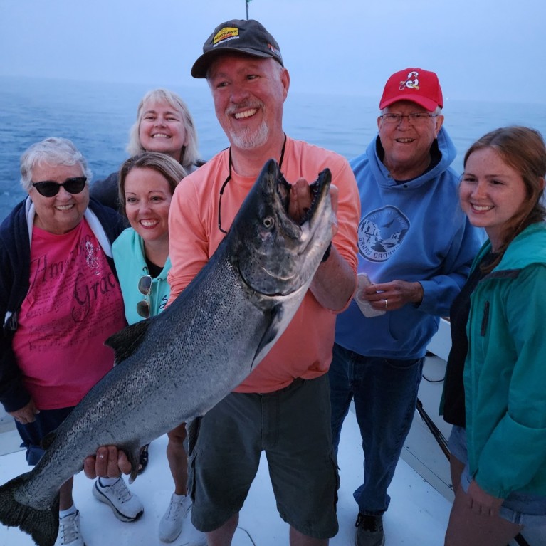 WOLF PACK ADVENTURES LAKE MICHIGAN FISHING CHARTER