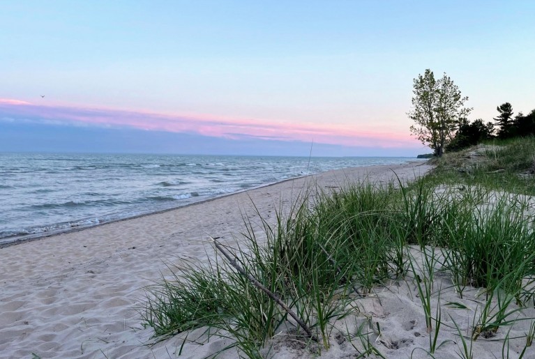 DUNES AND BEACH AT KOHLER ANDRAE STATE PARK