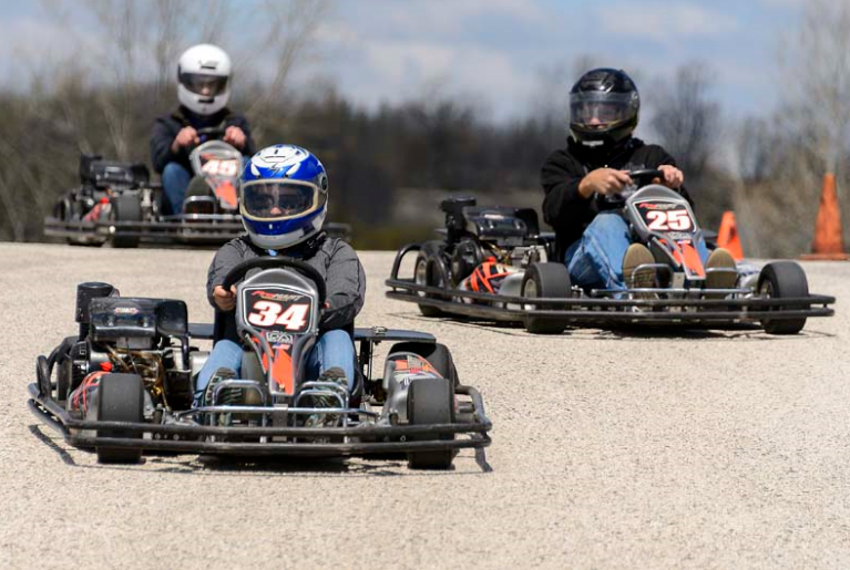 KARTING AT ROAD AMERICA