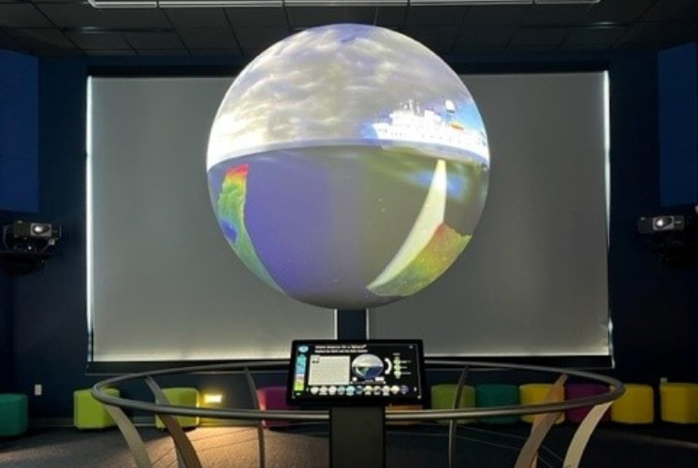 Science on a Sphere AT THE VISIT SHEBOYGAN VISITOR CENTER